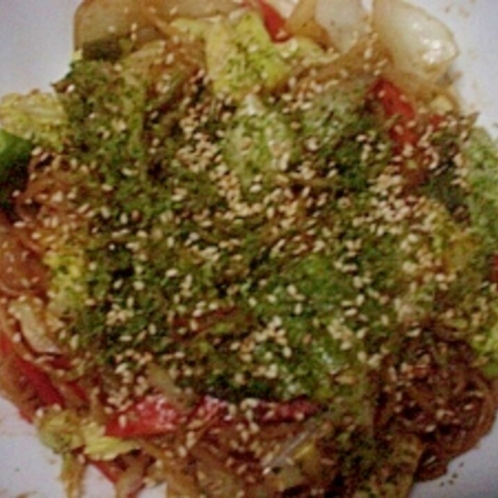 セサミンたっぷり☆ゴマ入り野菜焼きそば